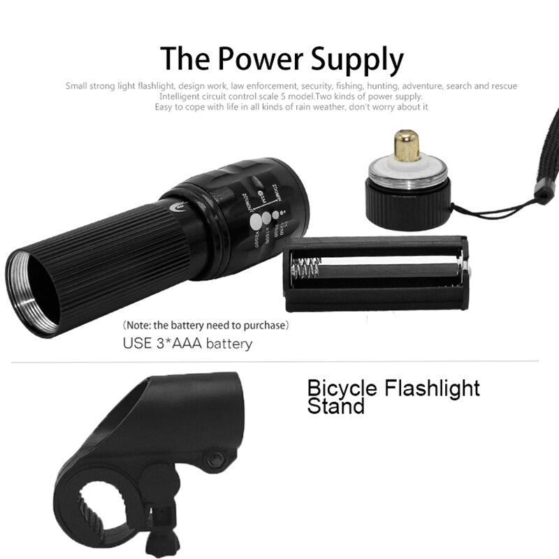 Bicycle Light 7 Watt 2000 Lumens 3 Mode Bike