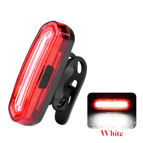MTB & Road Bike Rear Light – USB Rechargeable LED Tail Light, Easy to Install