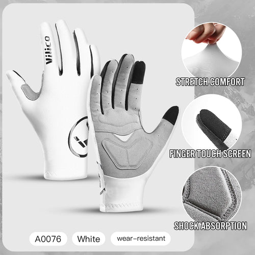 Touch Screen Long Full Fingers Half Fingers Gel Sports Cycling Gloves