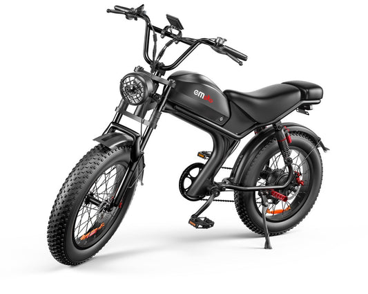 eMoto C93™ – 20" Retro-Style Electric Bike (1000W, 48V 20Ah)