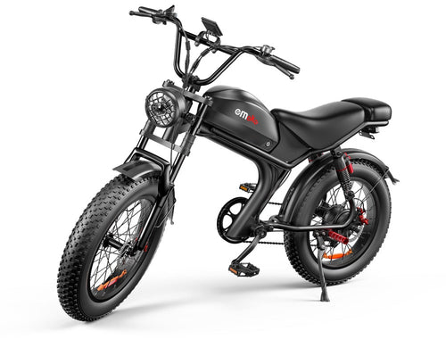 eMoto C93™ – 20" Retro-Style Electric Bike (1000W, 48V 20Ah)