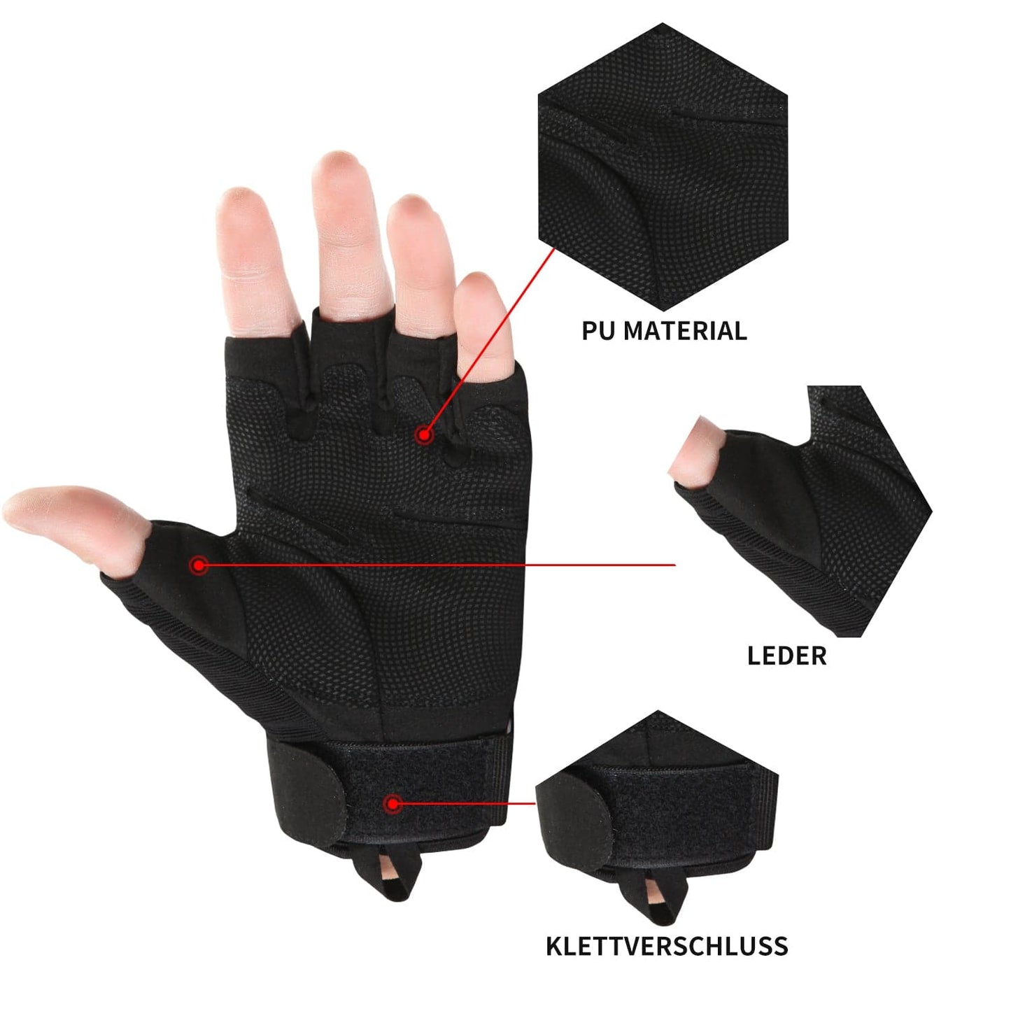 Tactical Combat Riding Gloves – Motorcycle & Cycling