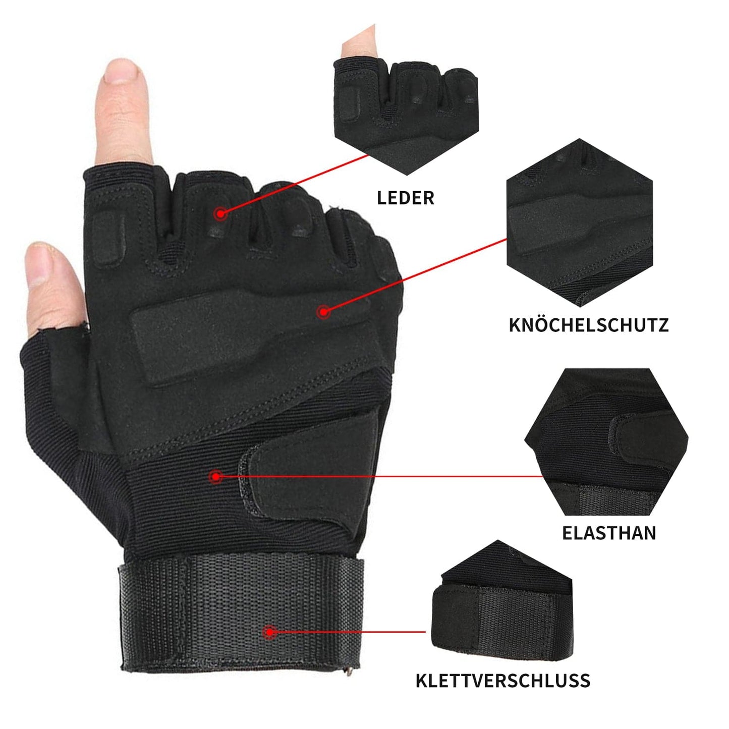 Tactical Combat Riding Gloves – Motorcycle & Cycling