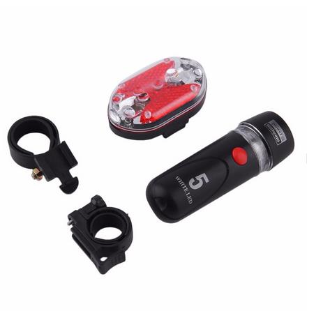 1 Set Ultra Bright Cycling Bicycle 5 LEDs Front
