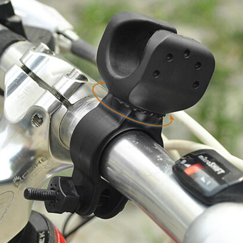 360 Swivel Bicycle Bike LED Flashlight Mount