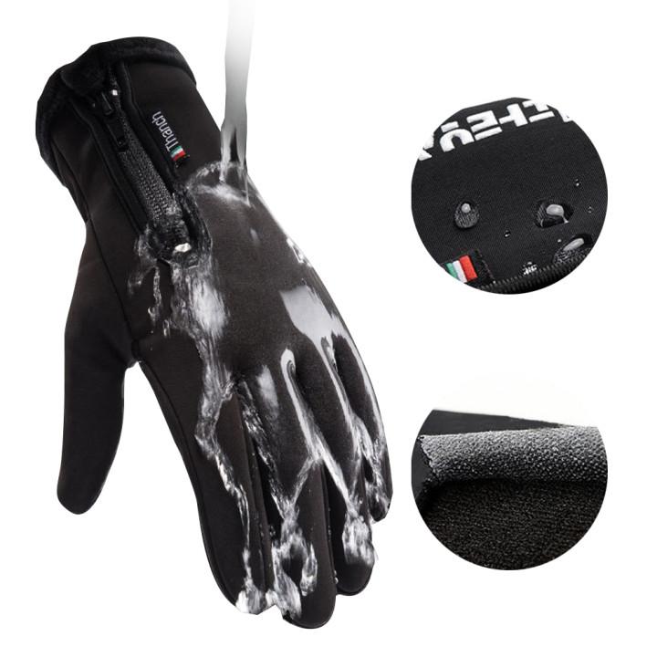 Winter Men’s Warm Touch Screen Gloves – Waterproof & Anti-Slip