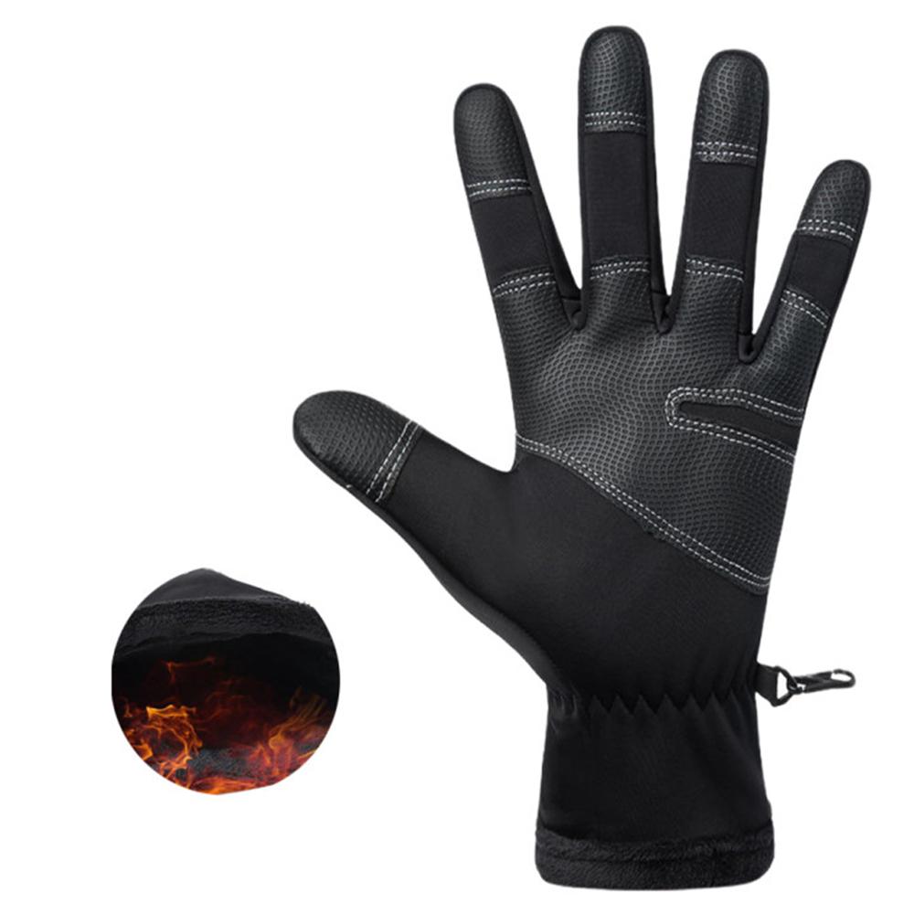 Winter Men’s Warm Touch Screen Gloves – Waterproof & Anti-Slip