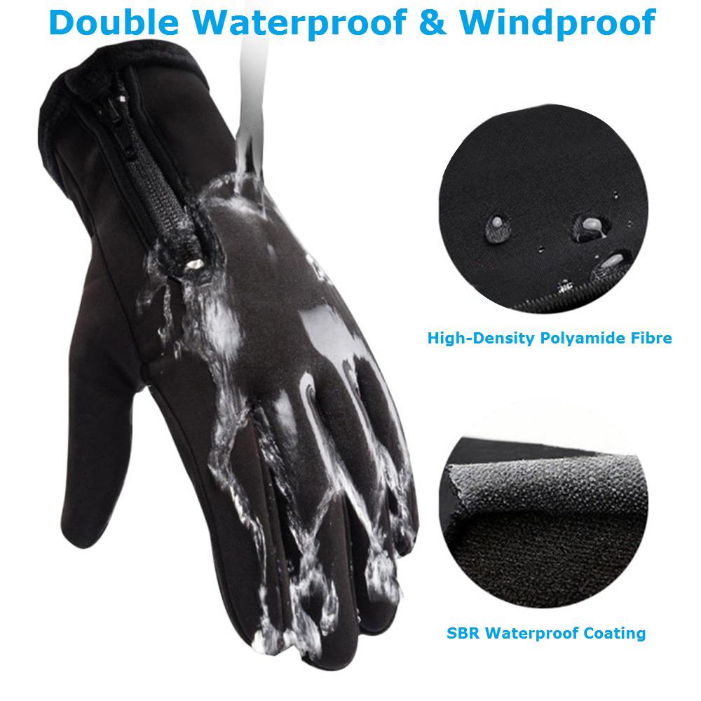 Winter Men’s Warm Touch Screen Gloves – Waterproof & Anti-Slip