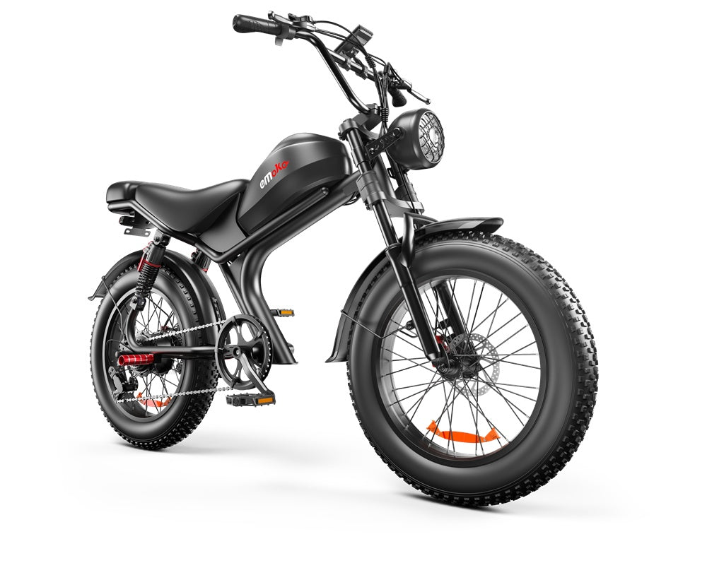 eMoto C93™ – 20" Retro-Style Electric Bike (1000W, 48V 20Ah)