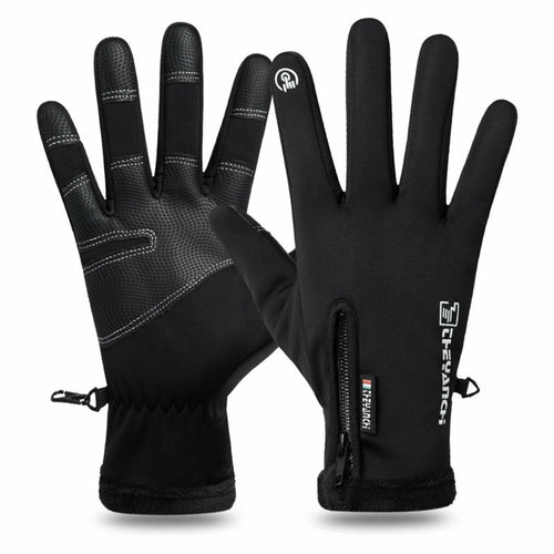 Winter Men’s Warm Touch Screen Gloves – Waterproof & Anti-Slip