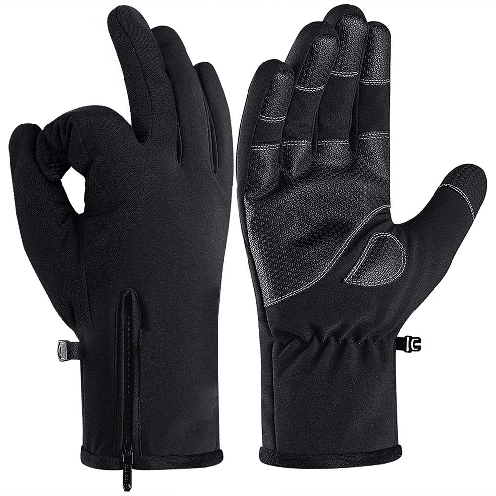 Winter Men’s Warm Touch Screen Gloves – Waterproof & Anti-Slip