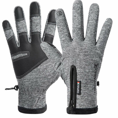 Winter Men’s Warm Touch Screen Gloves – Waterproof & Anti-Slip