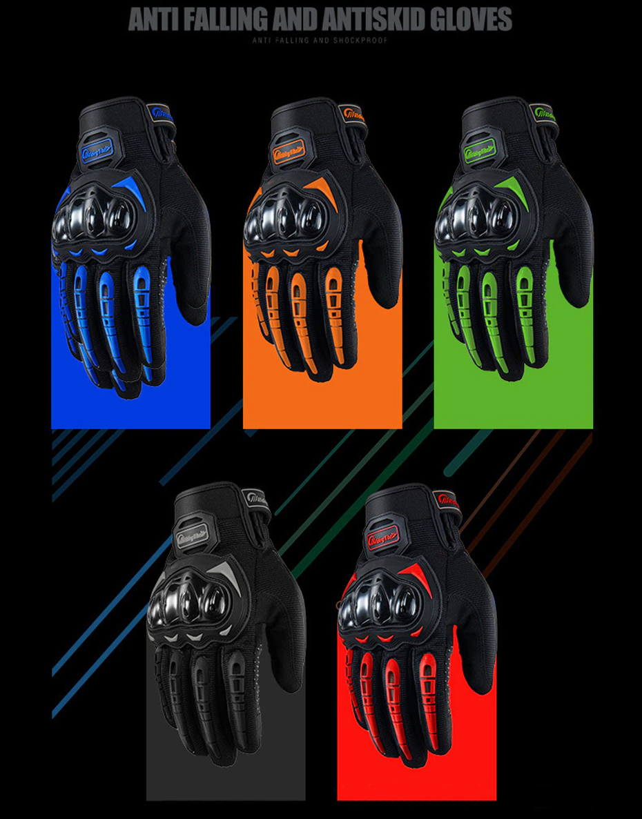 Racing Full-Finger Motorcycle Gloves – Motocross, Dirt Bike, Riding Protection