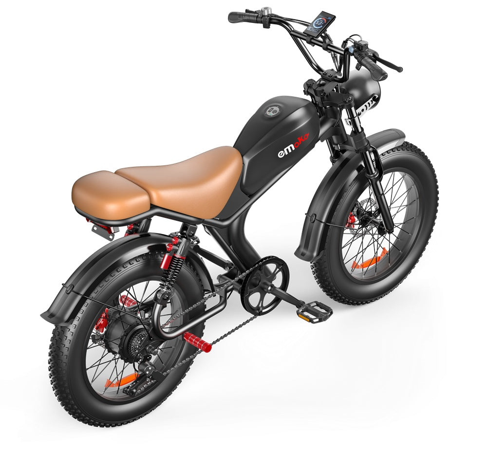 eMoto C93™ – 20" Retro-Style Electric Bike (1000W, 48V 20Ah)