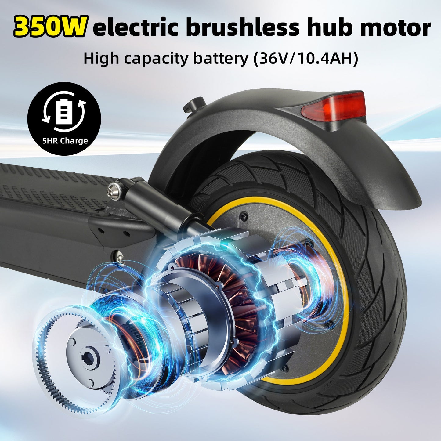 App-Connected Electric Scooter (350W)