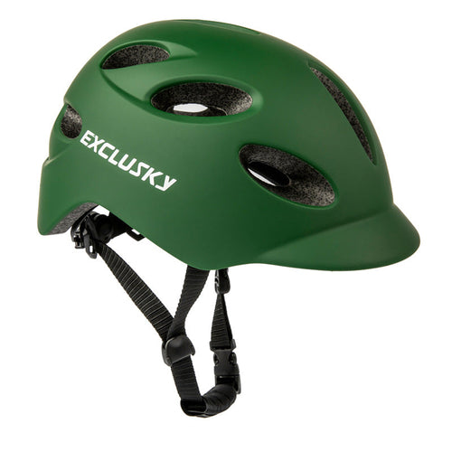Battery-Powered Bike Helmet Featuring Rear Illumination