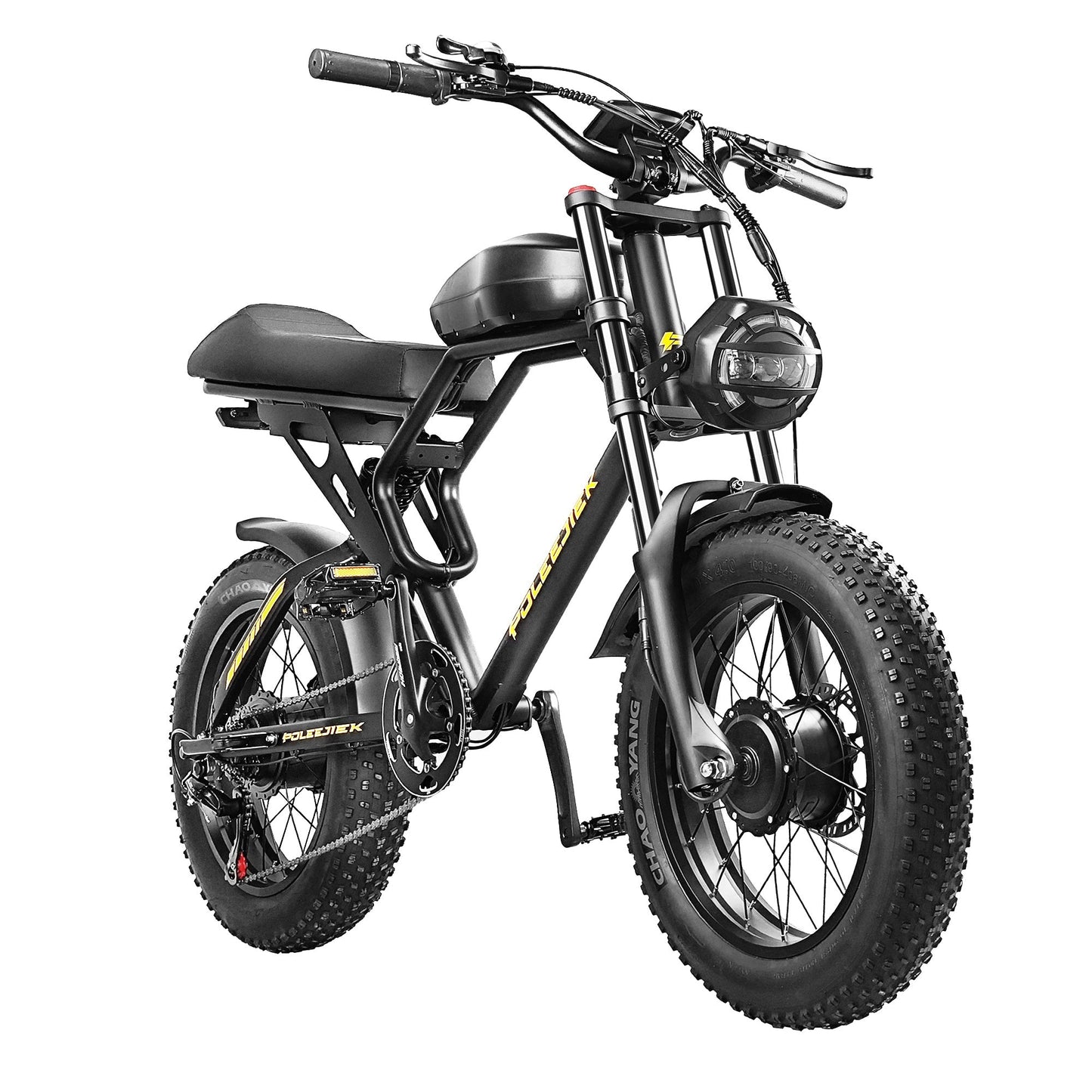 RetroCruze™ BLJ-F4 1500W Fat Tire Electric Bike (20")