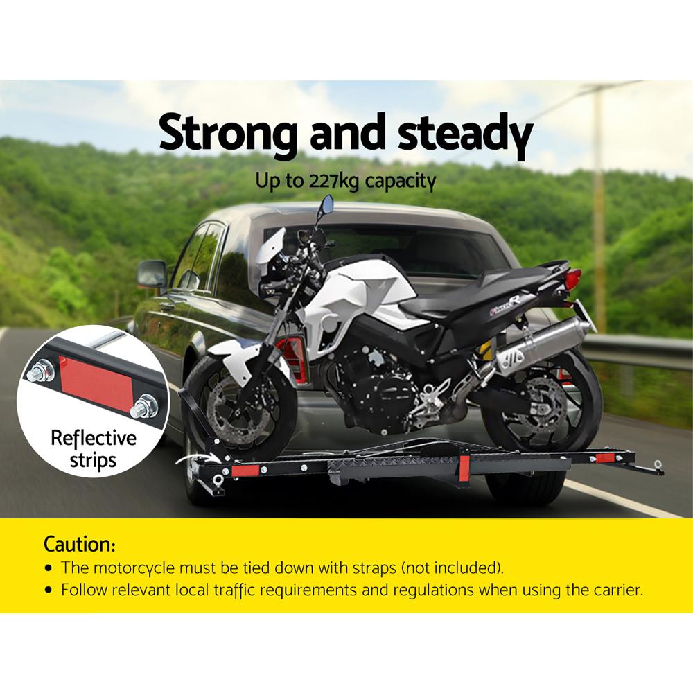 Giantz Motorcycle Carrier Rack with Ramp – 2" Towbar