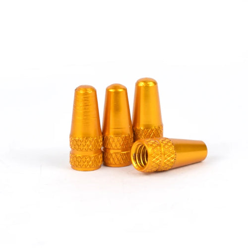 4/8PCS Aluminum Alloy Presta Valve Caps – MTB & Road Bike Tire Dust Covers