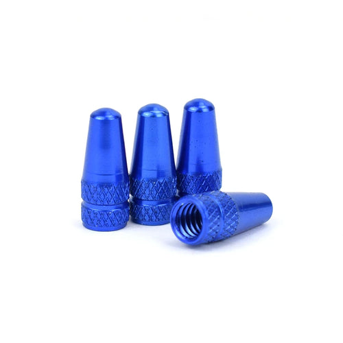 4/8PCS Aluminum Alloy Presta Valve Caps – MTB & Road Bike Tire Dust Covers