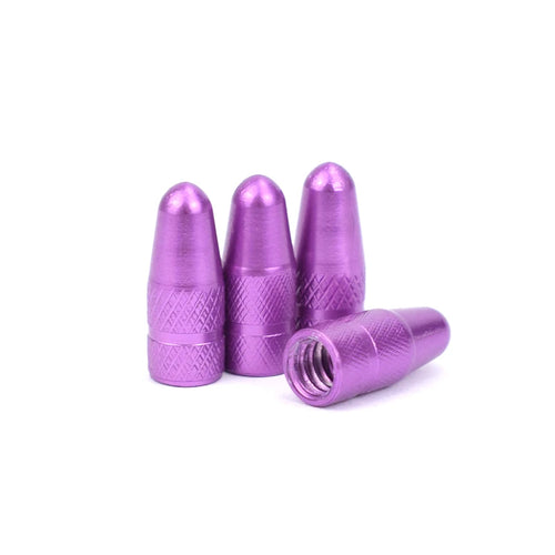 4/8PCS Aluminum Alloy Presta Valve Caps – MTB & Road Bike Tire Dust Covers
