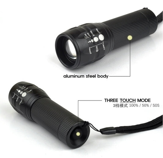 New Led Bike Flashlight Bicycle