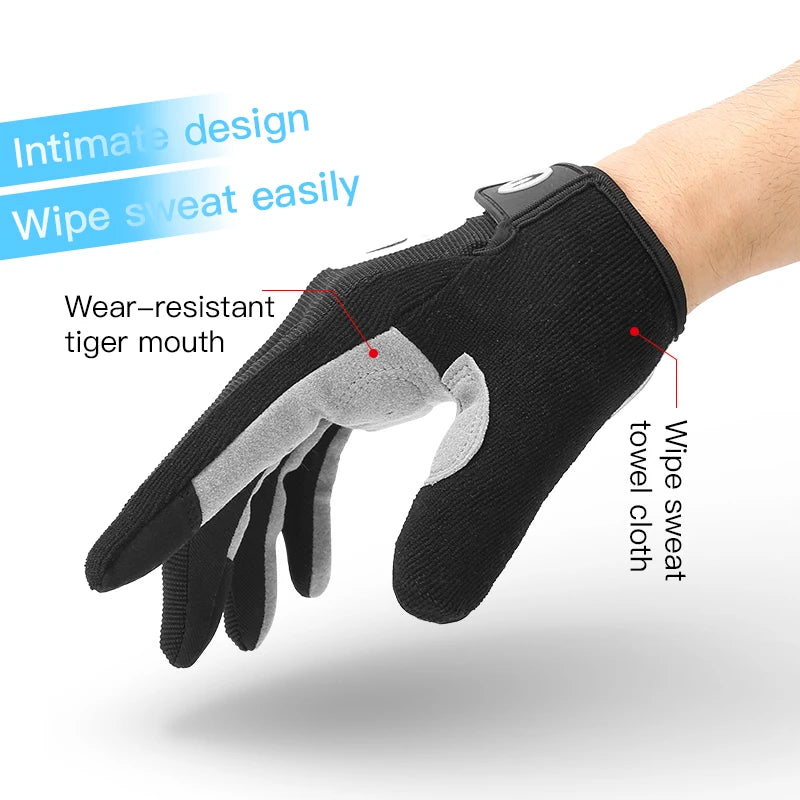 MTB Bike Sports Cycling Gloves Full Finger Men Women Running Fitness