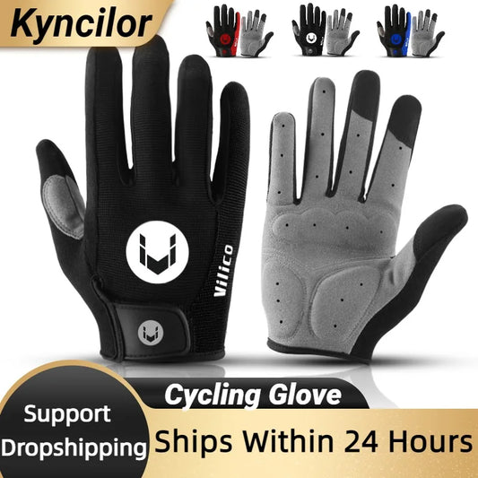 MTB Bike Sports Cycling Gloves Full Finger Men Women Running Fitness
