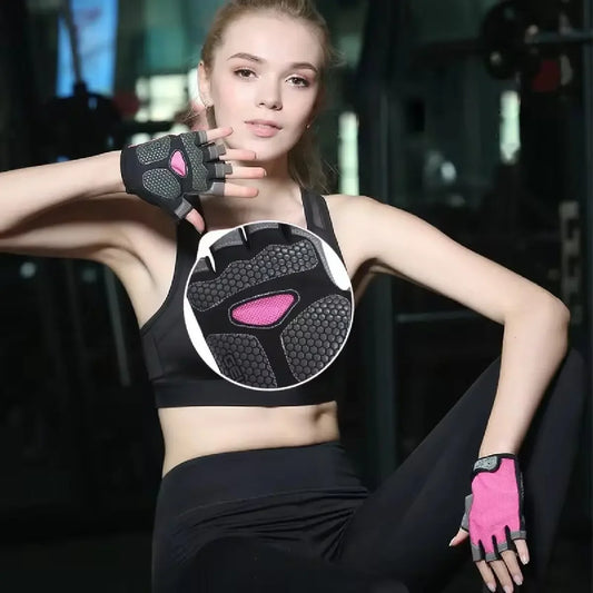 Professional Gym Fitness Breathable Anti-Slip Women Men Half Finger