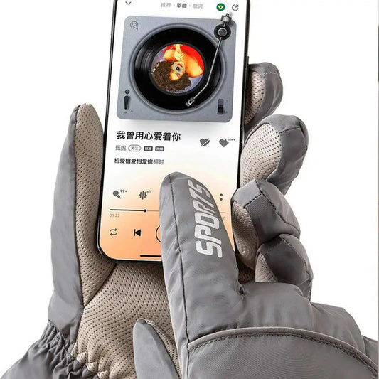 Men’s Winter Waterproof Cycling Gloves – Outdoor Sports