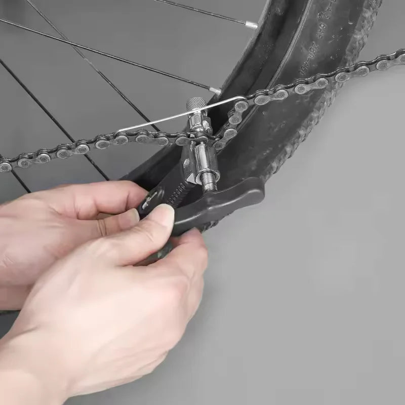 Bicycle Chain Cutter & Caliper Tool – Chain Disassembly Tool with Magic Link Opener