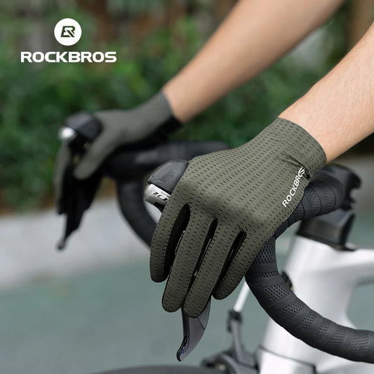 ROCKBROS Cycling Gloves Anti-slip Women Men MTB Road Bicycle Gloves