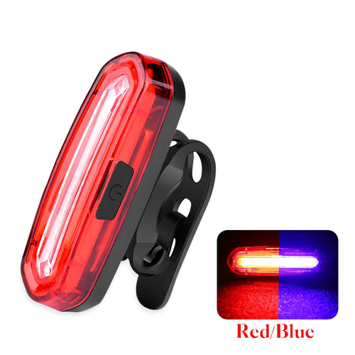 MTB & Road Bike Rear Light – USB Rechargeable LED Tail Light, Easy to Install