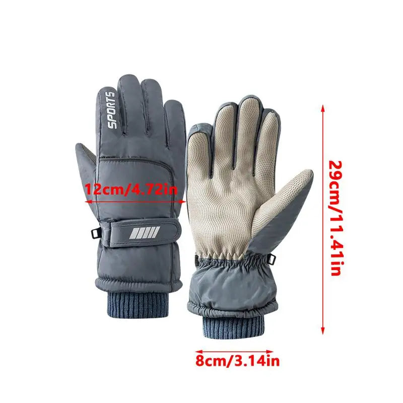 Men’s Winter Waterproof Cycling Gloves – Outdoor Sports