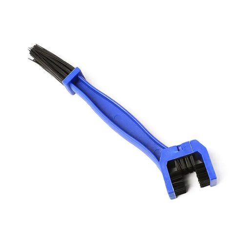 Motorcycle & Bicycle Chain Brush Cleaner – 3-Sided Plastic Cleaning Tool for Chain Maintenance