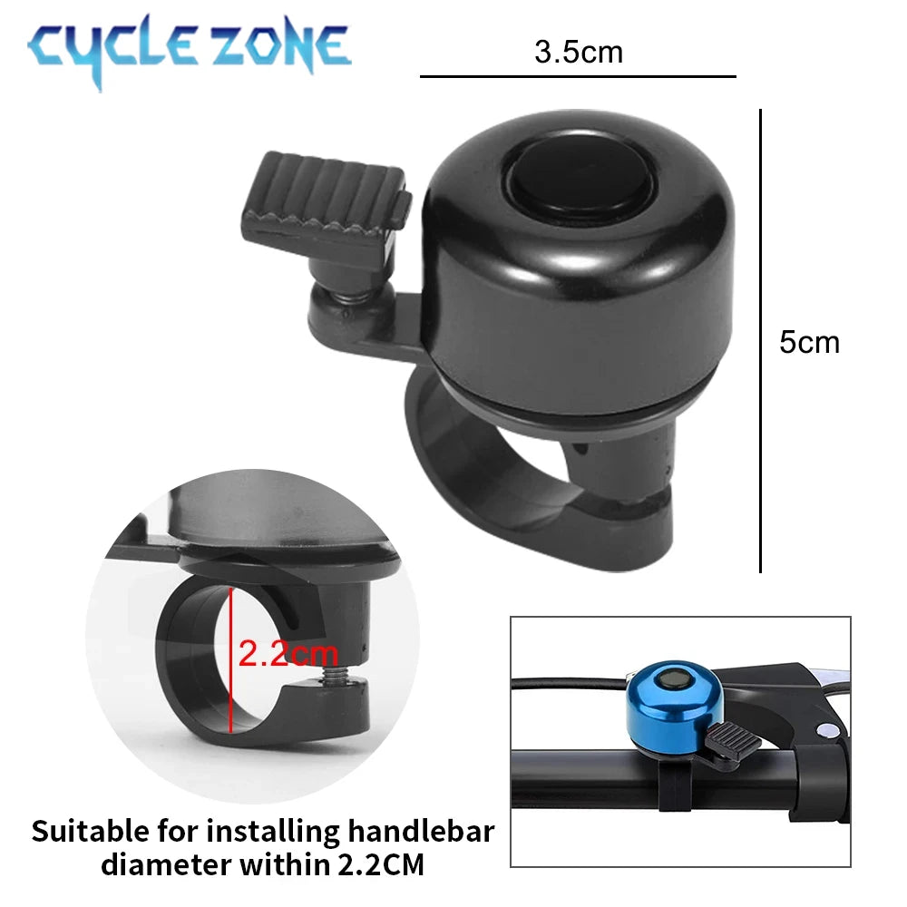 MTB Bicycle Bell Aluminum Alloy Bike Handlebar Bell Ring Mountain Road