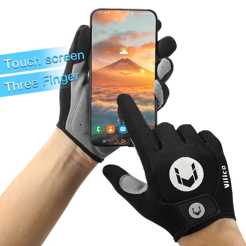 MTB Bike Sports Cycling Gloves Full Finger Men Women Running Fitness