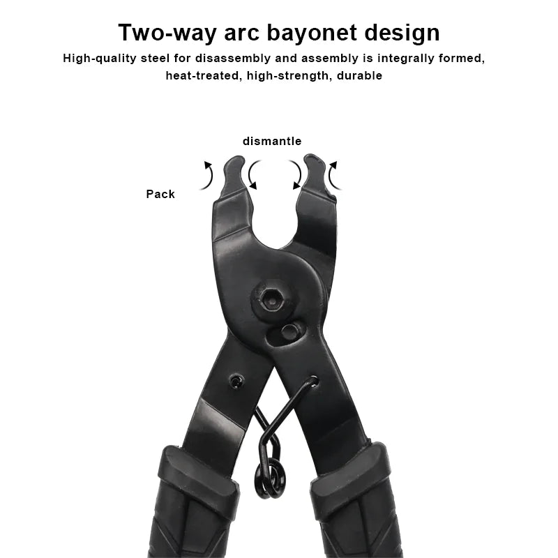 Bicycle Link Chain Buckle Pliers Bike Link Remover Clamp Quick Release