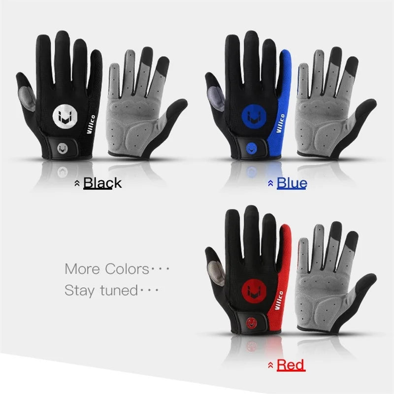 MTB Bike Sports Cycling Gloves Full Finger Men Women Running Fitness