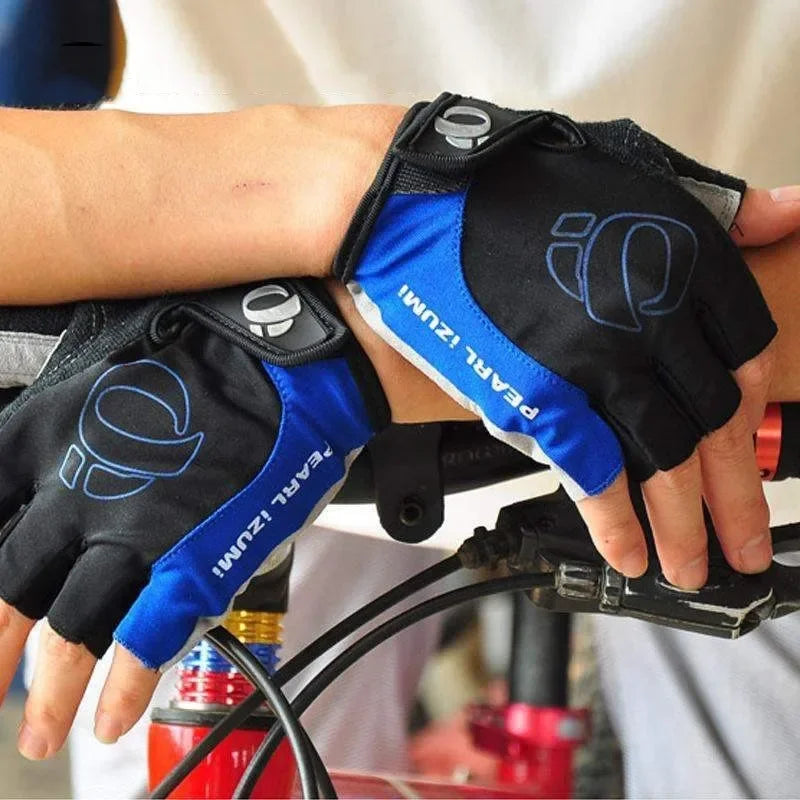 Bicycle Gel Half Finger Gloves Anti Slip Sweat Proof Shockproof