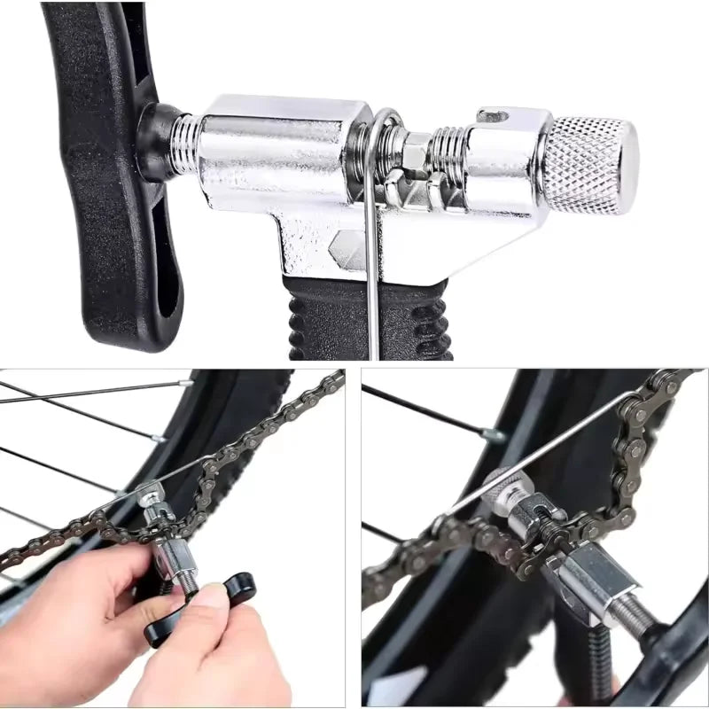 Bicycle Chain Cutter & Caliper Tool – Chain Disassembly Tool with Magic Link Opener