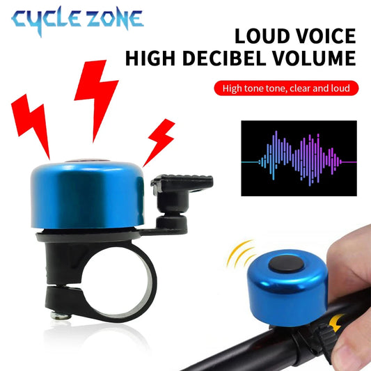 MTB Bicycle Bell Aluminum Alloy Bike Handlebar Bell Ring Mountain Road