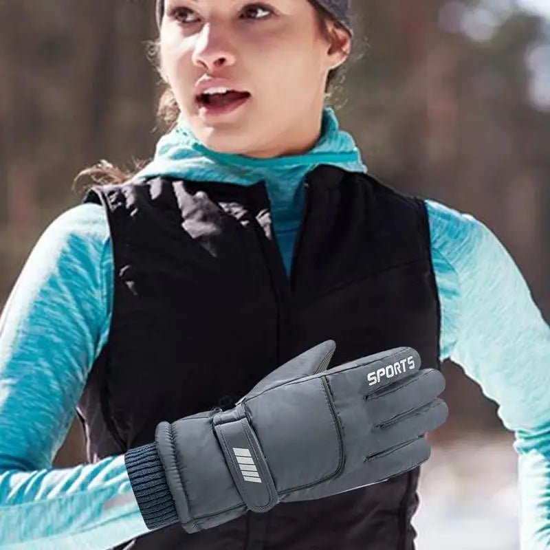 Men’s Winter Waterproof Cycling Gloves – Outdoor Sports