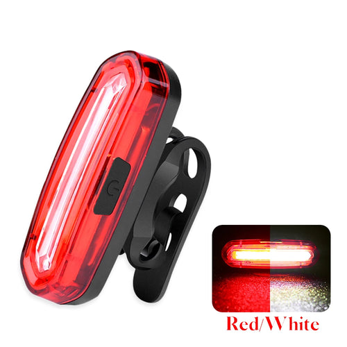 MTB & Road Bike Rear Light – USB Rechargeable LED Tail Light, Easy to Install