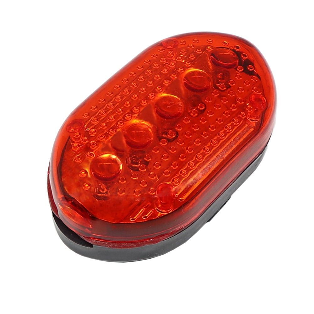 Waterproof 5 LED Bike Bicycle Flashing Flashlight