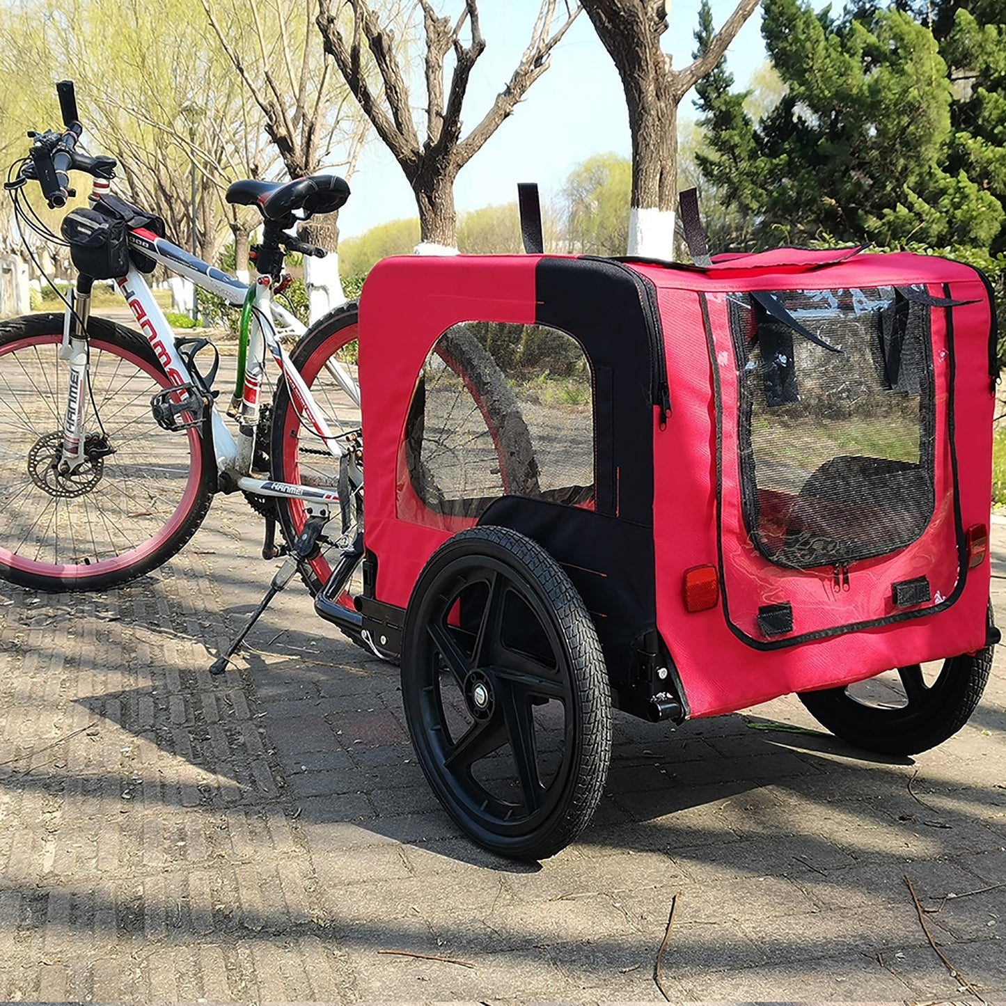 Pet Bike Trailer Dog Cart for Bicycle ,Suitable for Small and Medium