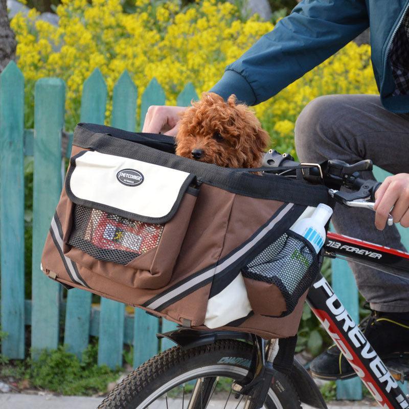 Removable Front Bicycle Carrier For Small Cats And Dogs