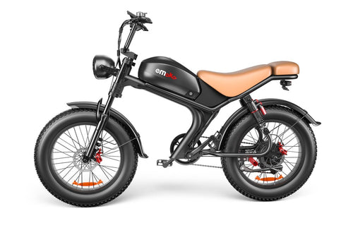 eMoto C93™ – 20" Retro-Style Electric Bike (1000W, 48V 20Ah)