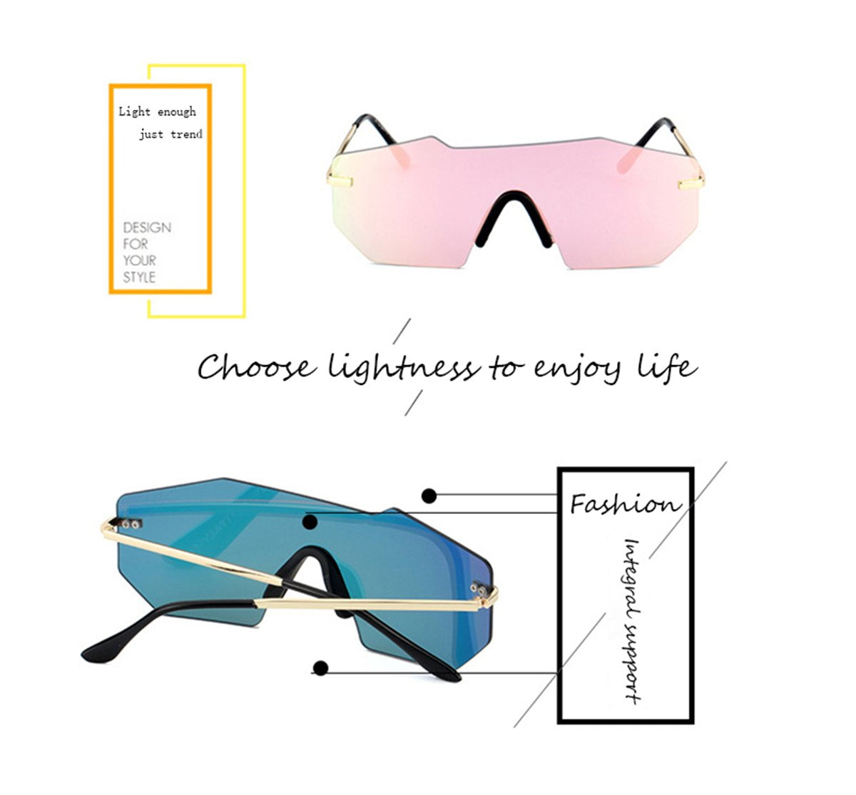 Summer Newest Style Only SUN Glasses 7 Colors Sunglasses Bicycle